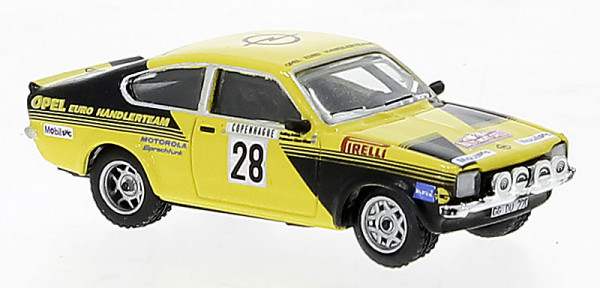 Brekina 20402 - Opel Kadett C GT/E 1976, Rallye Monte Carlo, 28,
