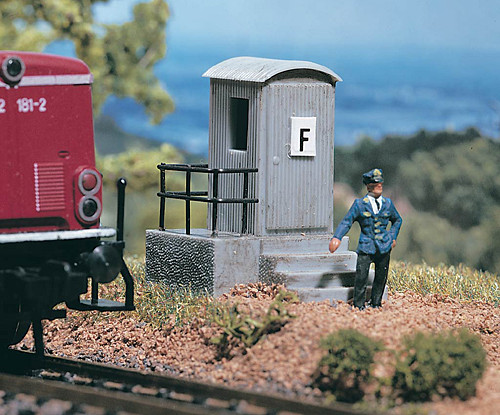 Vollmer 46509 - Fernsprechhaus mit Treppenaufgang