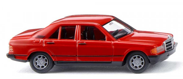 Wiking 014501 - Mercedes-Benz 190 E signalrot 1982-93