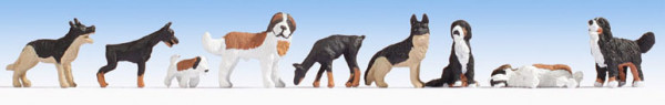 Noch 36717 - Hunde, 9 Figuren