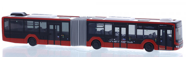 Rietze 75854 - MAN Lion´s City 18´18 Unser roter Bus Ueckermünde