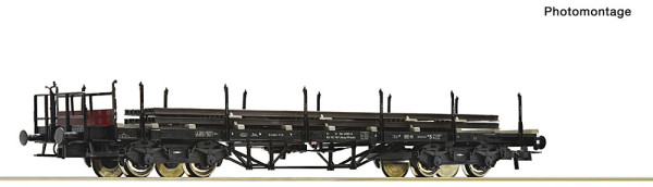 Roco 6600299 - PKP Schienenwagen Rkmp PKP + Schienen-Beladung E4