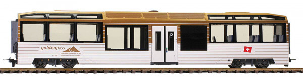 Bemo 3299346 - MOB Bs 236 Niederflurwagen "GoldenPass"