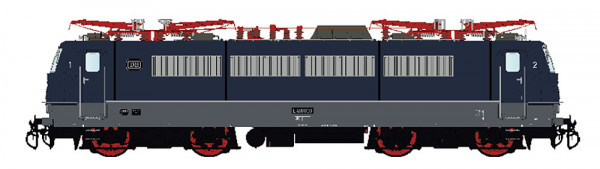 LSmodels 16023DCS - DB Ellok BR E410 stahlblau schiefergrau Ep.3b, BW Köln-Deutzerfeld, DCC + Sound