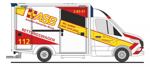 Rietze 76081 - WAS Design-RTW ´18 ASB Mittelthüringen, Erfurt