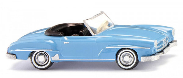Wiking 025002 - MB 190 SL Cabrio - hellblau