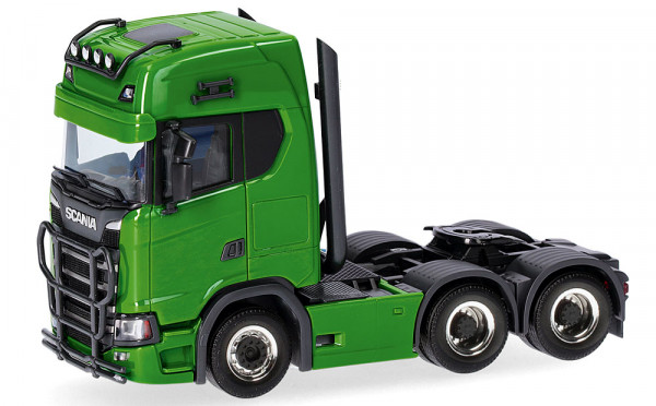 Herpa 314053-007 Scania CS 20 Hochdach Zugmaschine 3achs (6x4), grün