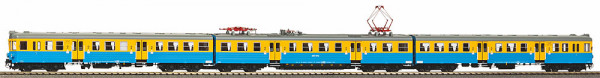 Piko 51455 - PKP Elektrotriebzug EN 57 creme/blau 3-teilig Ep.5, DCC + Sound