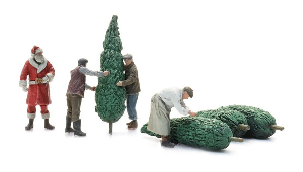 Artitec 5870165 - Weihnachtsmann mit Christbaumträgern