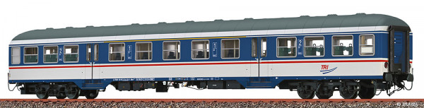 Brawa 46636 - TRI Reisezugwagen 1./2.Klasse ABnrz417.6 Ep.6, Wechselstrom incl. LED Innenebeleuchtun
