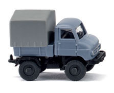 Wiking 097205 - Unimog U 411 - taubenblau - 1956-66