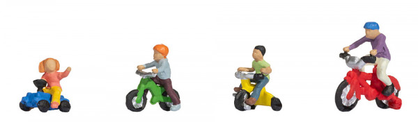 Noch 15908 - Kinder auf Kinderfahrrädern