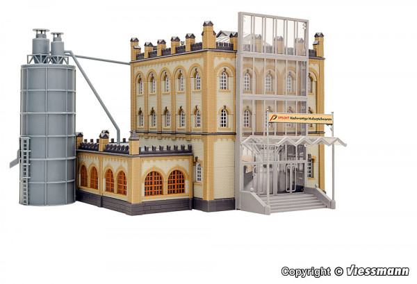 Kibri 39806 - Holzspielwarenfabrik „Specht“ 30 x B 30 x H 16,5 cm