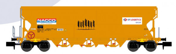 NME 211671 - DB AG Getreidewagen Tagnpps 101m³ "NACCO OT-Logistics", orange, Ep.6