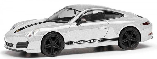 Herpa 430418 - Porsche 911 (991) Carrera 4 S, silber