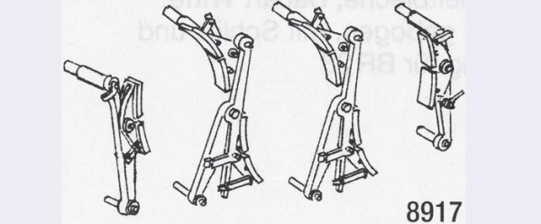 Weinert 8917 - ScherenbremsenBR01,03,ua.1Satz