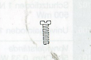 Weinert 2130 - Schraube M1x2mm DIN84, 10Stück