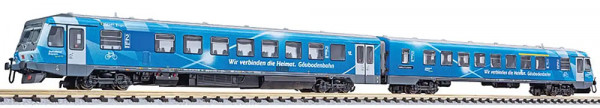 Liliput 163212 - DB AG Dieseltriebwagen BR 628 423 2-teilig Ep.6, "Rautenzug"