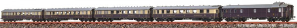 Brawa 46466 - DRG Set 5-teilig Schnellzugwagen Rheingold Ep.2, DC-Digital