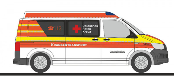 Rietze 53923 - Volkswagen T6 DRK KV Zollernalb, Balingen