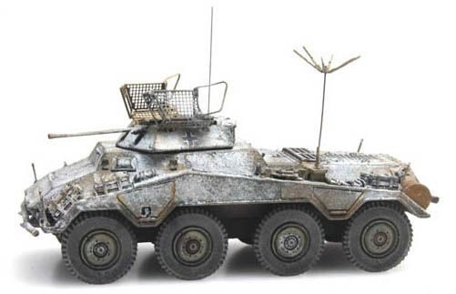 Artitec 6870252 - WM Sd.Kfz. 234/1, Winter, Fertigmodell aus Resin, lackiert