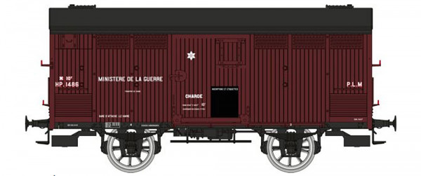 REE WB-764 - PLM gedeckter Güterwagen Isotherme (ex Primeur) Ep.2, "Ministere de la Guerre"