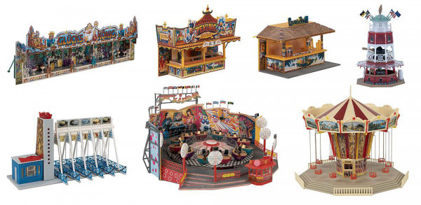 Faller 140460 - Kirmes-Set Jahrmarktvergnügen