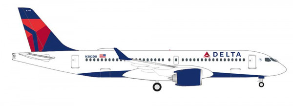 Herpa 537568 - Delta Air Lines Airbus A220-300
