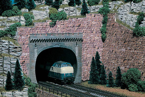 Vollmer 42502 - Tunnelportal 2 gleisig Durchfahrtshöhe max. 95 mm