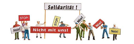 Faller 153043 - Demonstranten