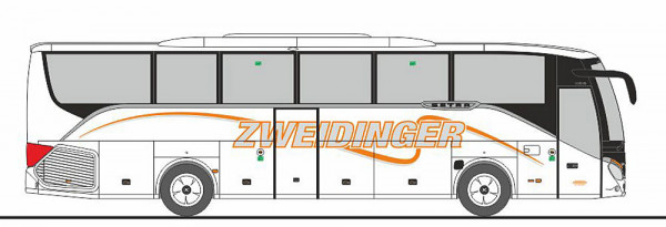 Rietze 77933 - Setra S 515 HD Zweidinger, Schrozberg