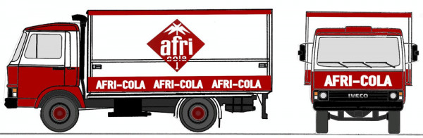 Loewe 4092 - Iveco Magirus "Zeta" 90M5 - LKW "AFRI-COLA"