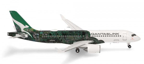 Herpa 573351 - QantasLink Airbus A220-300 - Flying Art Series / Minyma Kutjara Tjukurpa