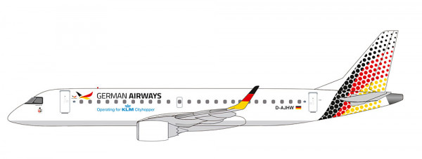 Herpa 614870 - German Airways Embraer E190 - new (2025) colors