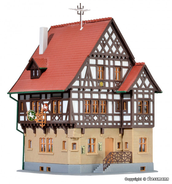 Kibri 38744 - Gasthaus Rößle Markgräfler Land 10x10x13,5 cm