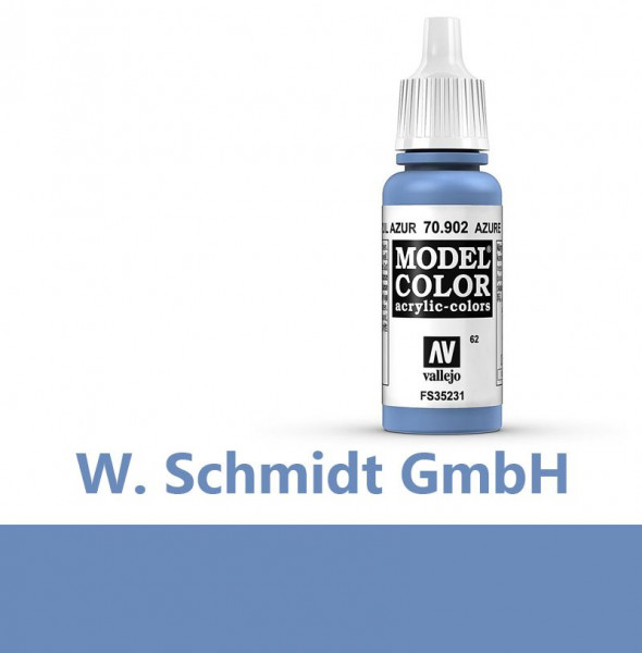 Vallejo 770902 - Model Color Farbe Himmelblau, Matt, 17 ml