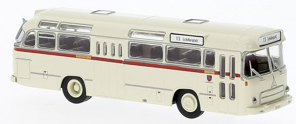Brekina 59938 - Fleischer S5 rot, beige, 1973,