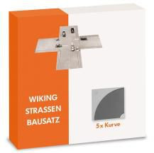 Wiking 119903- Straßen Bausatz Kurve 5Stück