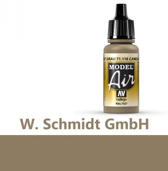 Vallejo 771118 - Model Air Tarnung, Grau, 17 ml