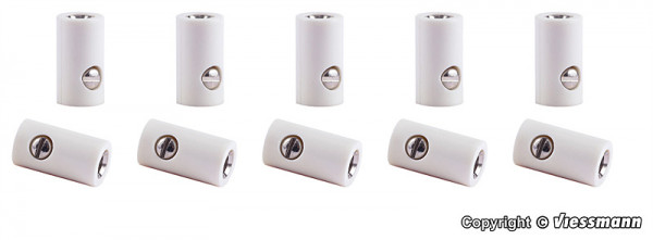 Viessmann 6887 - 10 Muffen, weiß