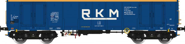 Albert Modell 597051 - PKP offener Güterwagen Eas blau Ep.6, REKOM