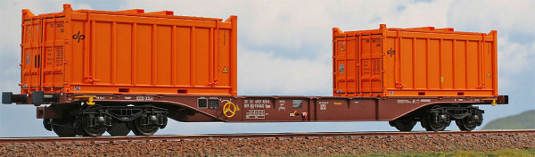 ACME 40431 - CFR Intermodalwagen 60Ft. der Touax Sgns Ep. 5-6, beladen mit 2x Bulk Container "Dinazz