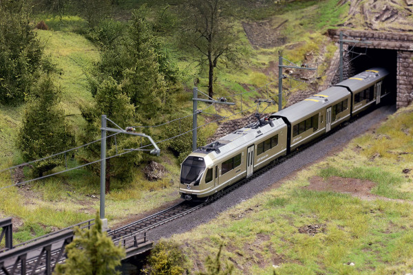 Bemo 7445113 - RhB ABe 4/16 3133 Capricorn "Piz Palü" H0 3L Sound