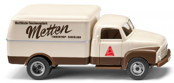 Wiking 835401 - Opel Blitz Koffer LKW "Metten"