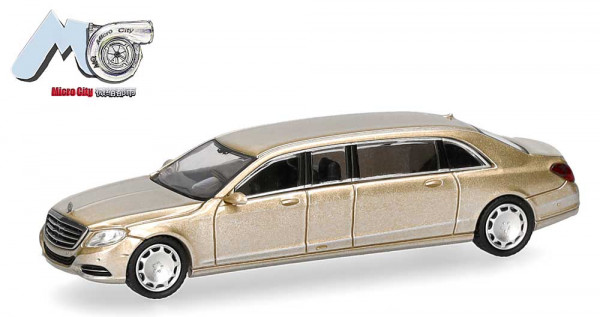 Herpa 87MC000137 - MB S600 Pullmann W221 gold