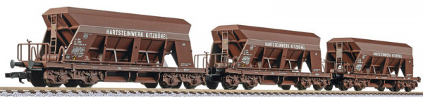 Liliput 230169 - ÖBB Set 3-teilig Schotterwagen Ep.4, "Hartsteinwerke Kitzbühel"