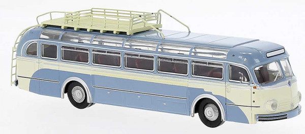 Brekina 50506 - Mercedes O 6600 H Reise hellblau Brekina