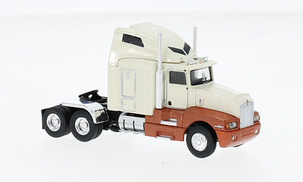 Brekina 85930 - Kenworth T 600, weiss/orange, 1984, 1:87