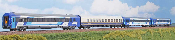 ACME 55367 - MAV-DB AG Set 4-teilig Reisezugwagen IC 1204/1205 Adria Ep.6