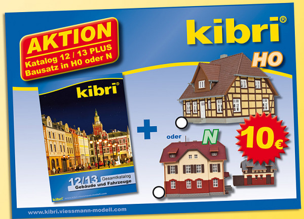 Kibri 99901 - Katalog 2012 / 2013 mit N Gebäudebausatz